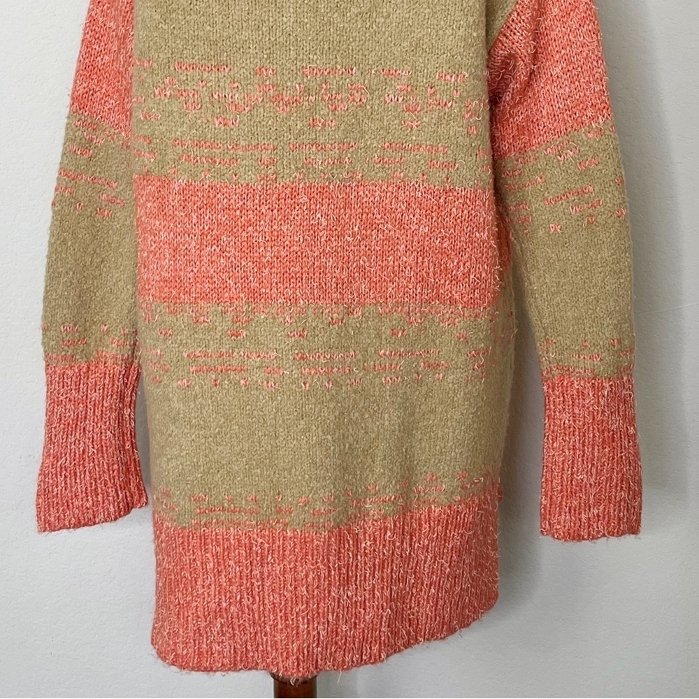 Anthropologie Pilcro Women's Rugby Tunic
Sweater Orange Tan Knit‎ Long - Picture 11 of 15
